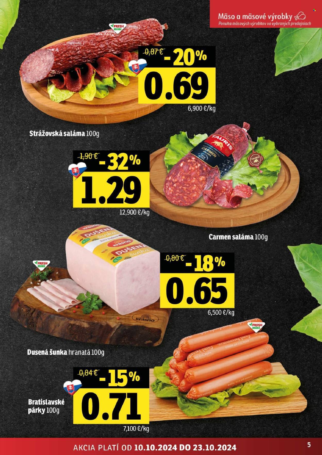Leták FRESH - 10.10.2024 - 23.10.2024. Strana 5