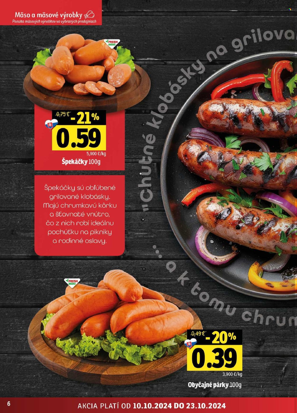 Leták FRESH - 10.10.2024 - 23.10.2024. Strana 6