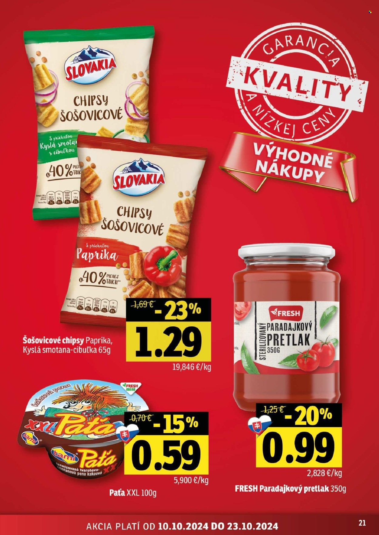 Leták FRESH - 10.10.2024 - 23.10.2024. Strana 21