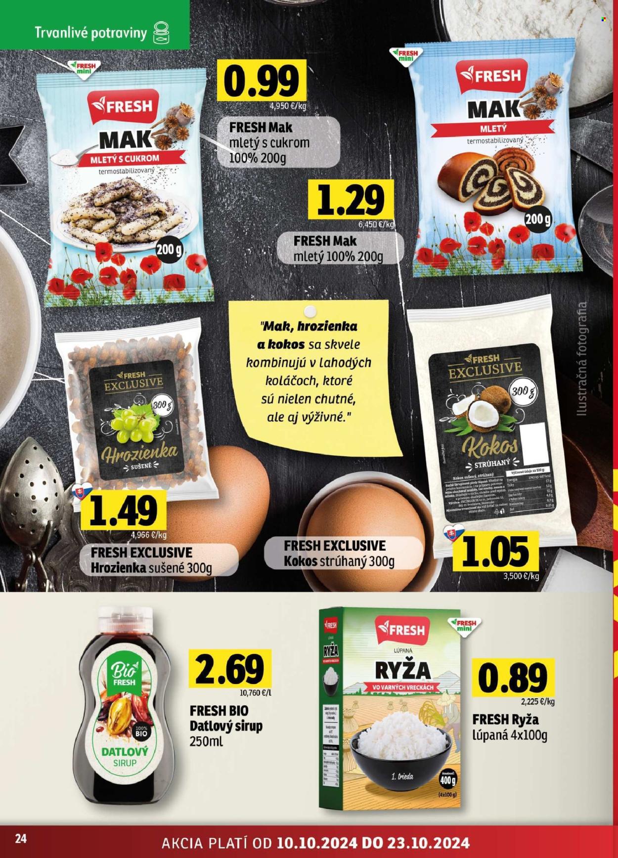 Leták FRESH - 10.10.2024 - 23.10.2024. Strana 24