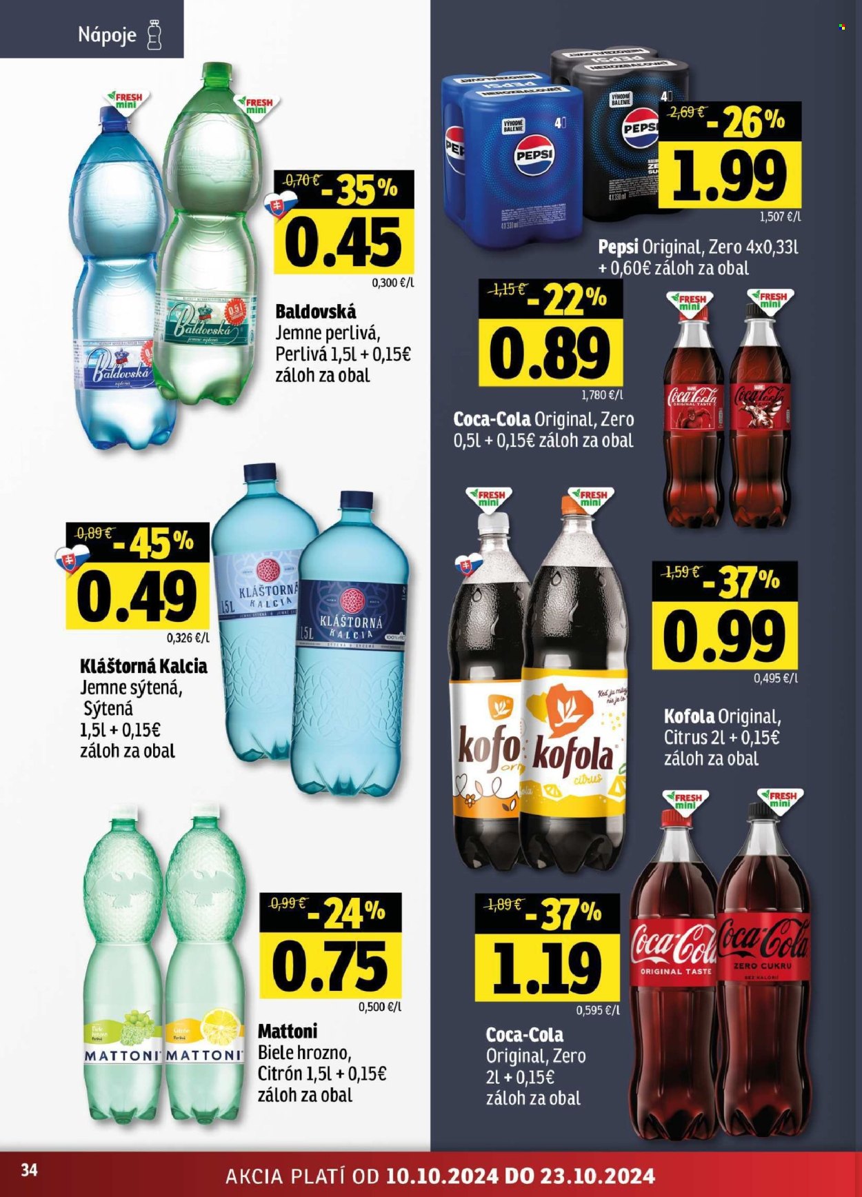 Leták FRESH - 10.10.2024 - 23.10.2024. Strana 34
