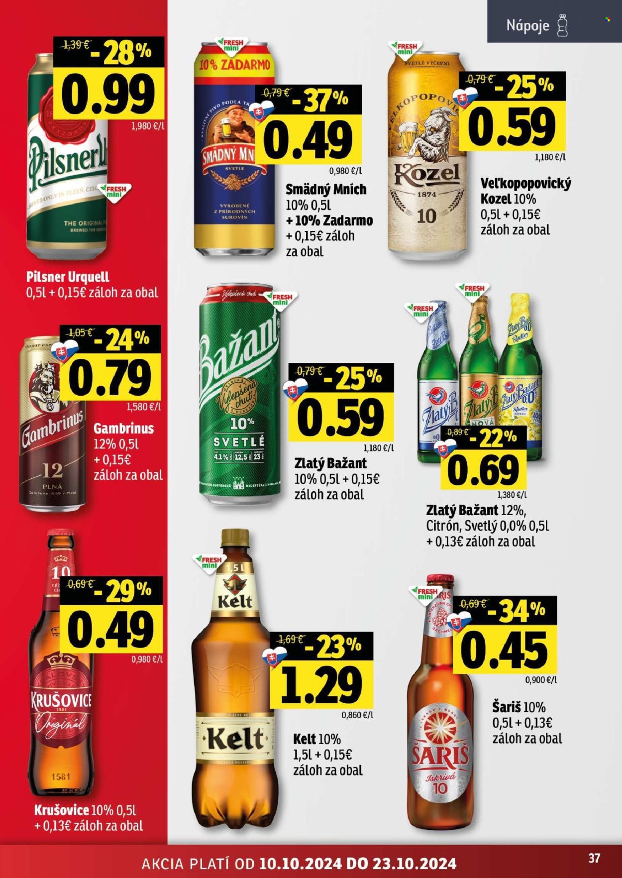 Leták FRESH - 10.10.2024 - 23.10.2024. Strana 37