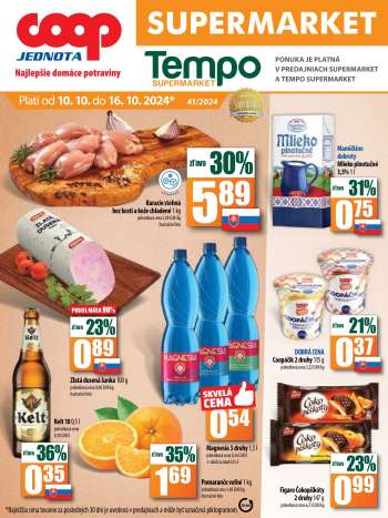 Leták COOP Jednota - 10.10.2024 - 16.10.2024.