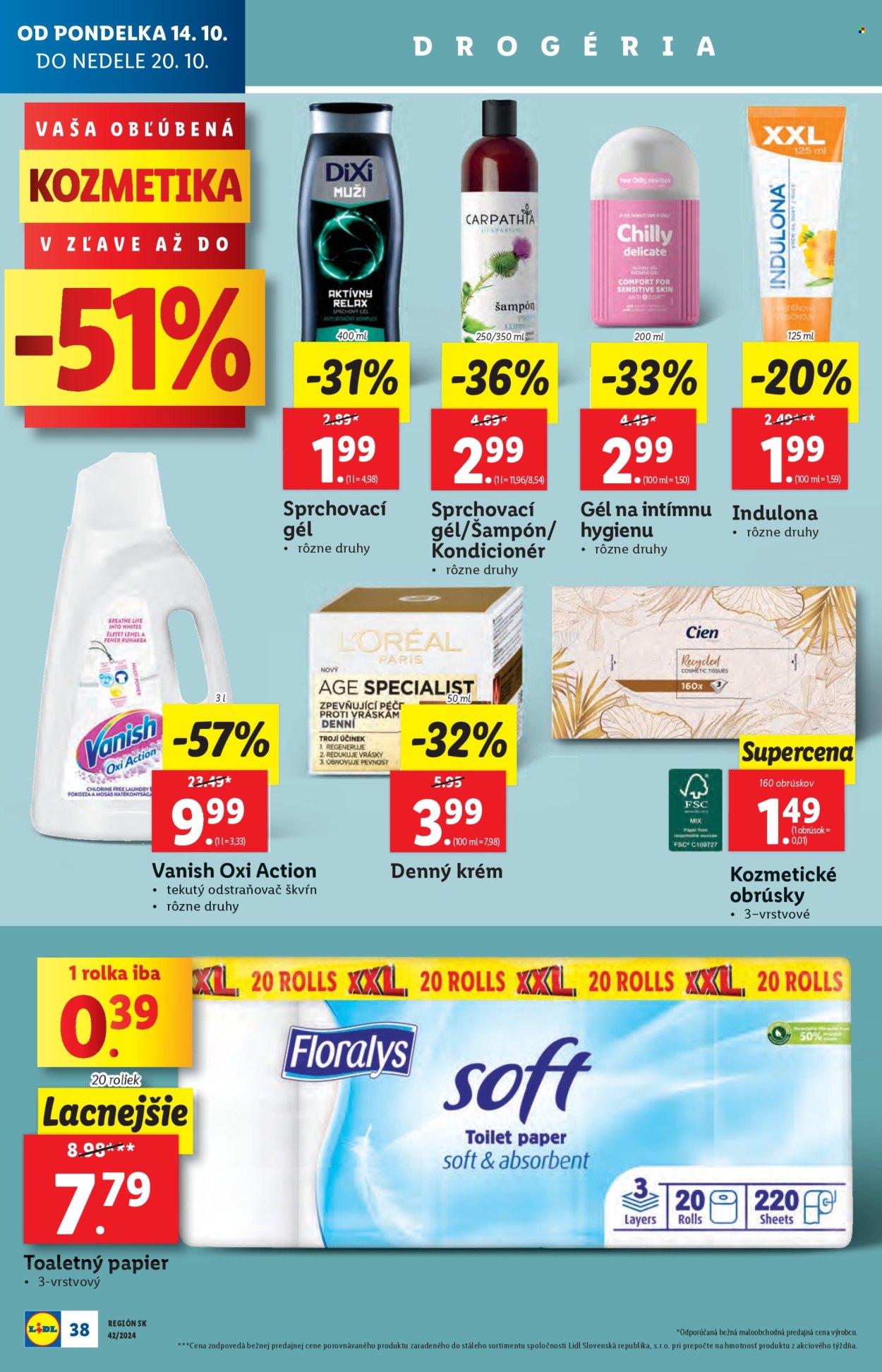 Leták Lidl - 14.10.2024 - 20.10.2024. Strana 44