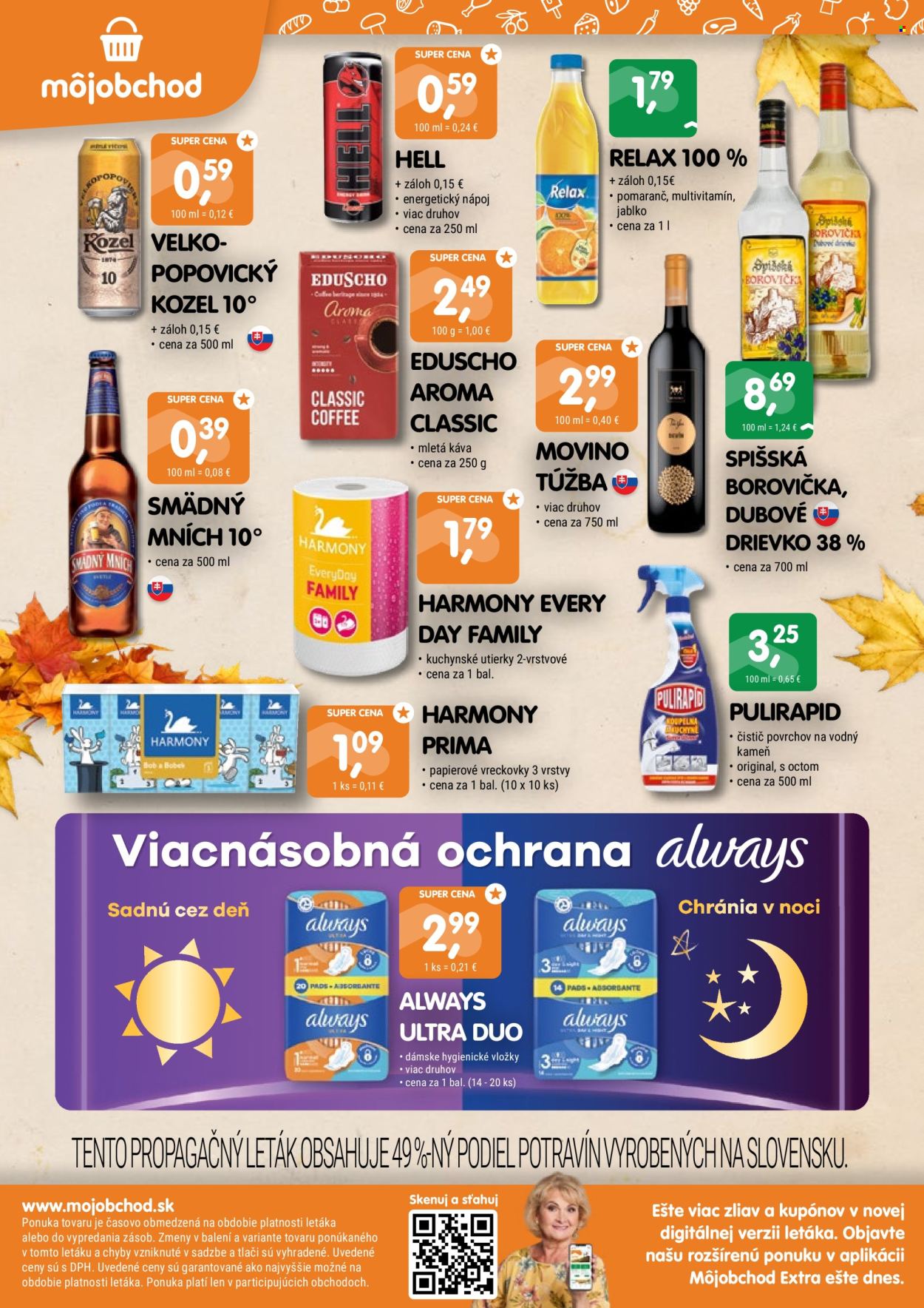 Leták Môj obchod - 11.10.2024 - 24.10.2024. Strana 4