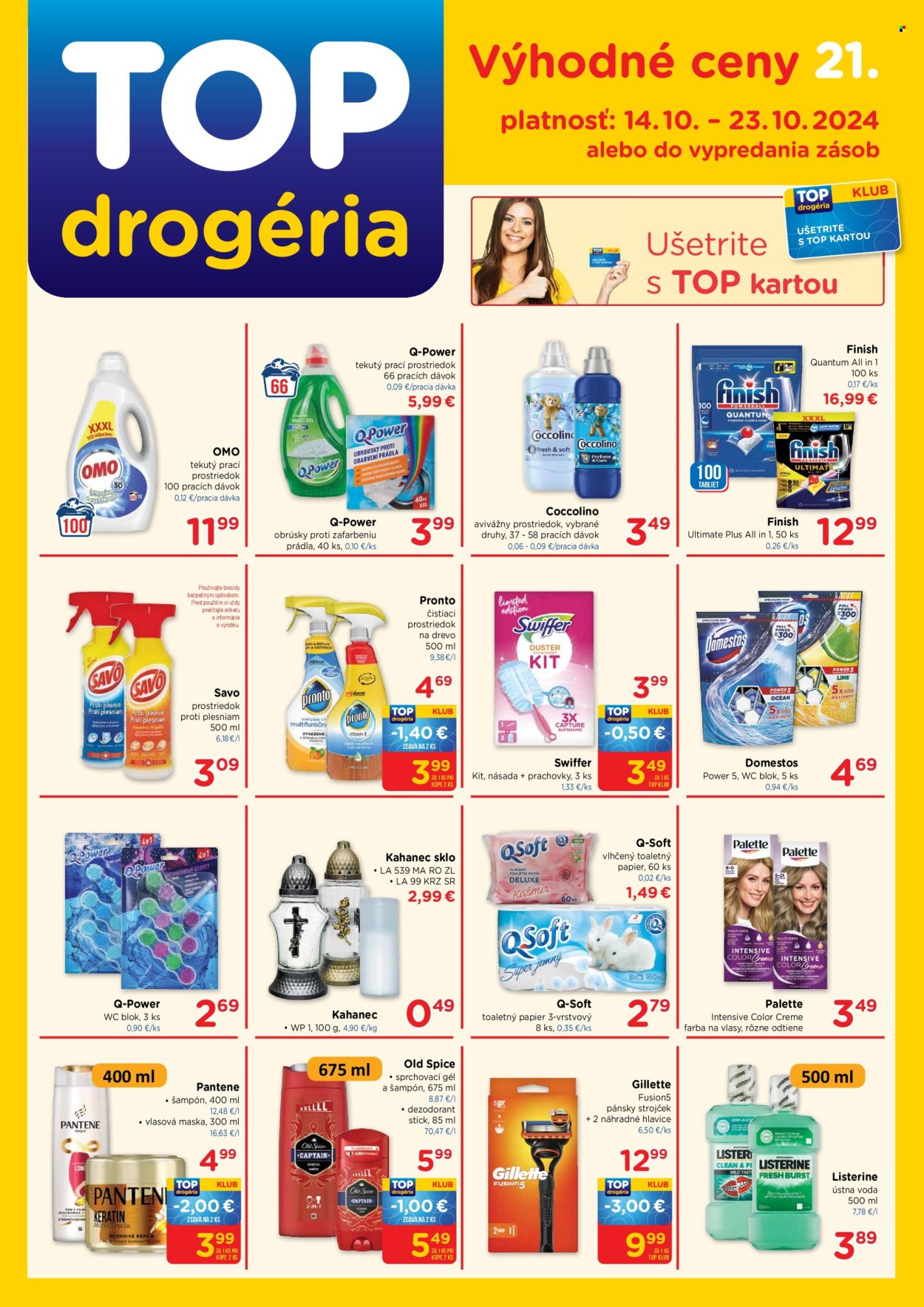 Leták TOP drogéria - 14.10.2024 - 23.10.2024. Strana 1
