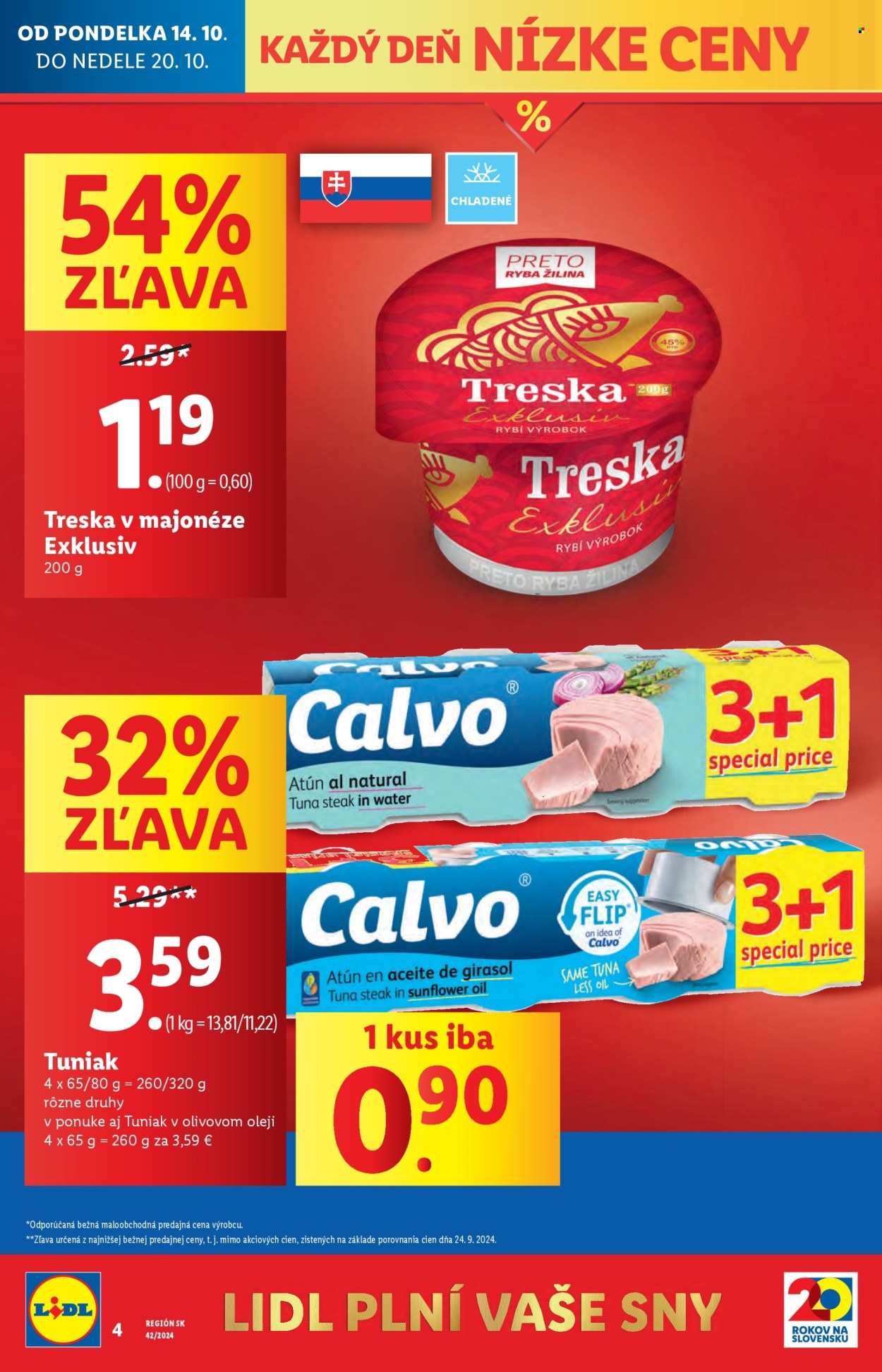 Leták Lidl - 17.10.2024 - 20.10.2024. Strana 4