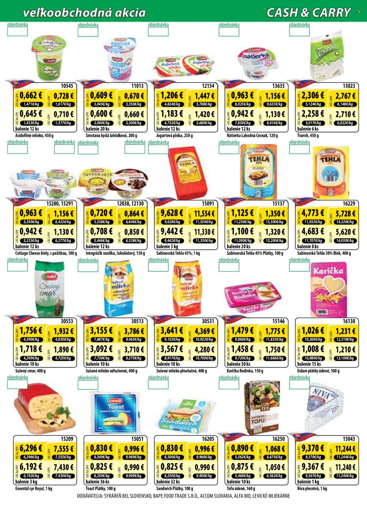 Leták Milk AGRO - 16.10.2024 - 29.10.2024. Strana 2