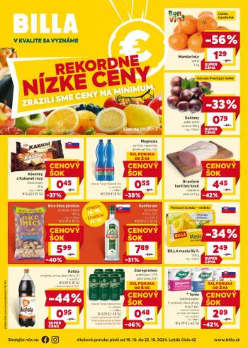 Leták Billa - 16.10.2024 - 22.10.2024.