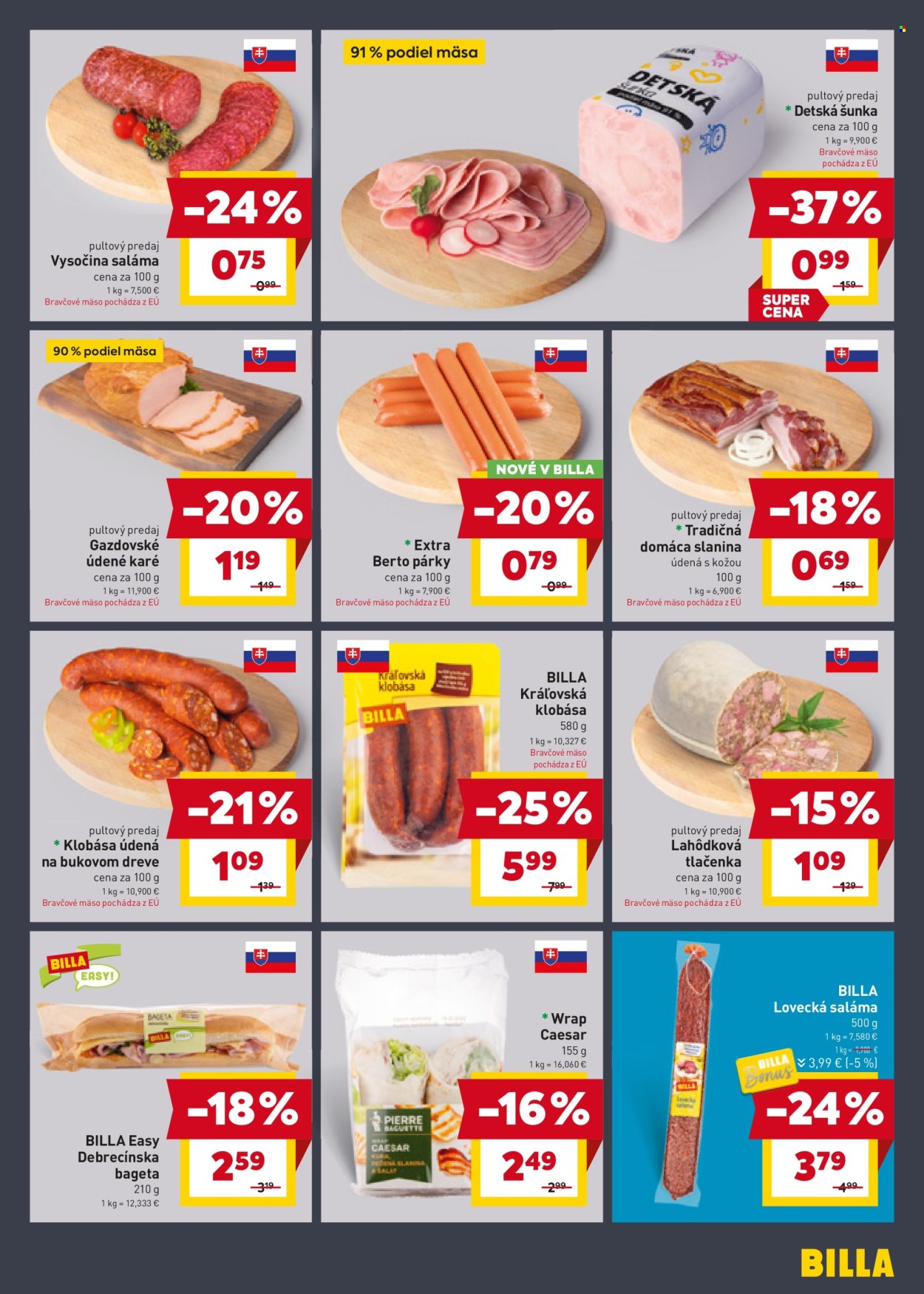 Leták Billa - 16.10.2024 - 22.10.2024. Strana 9