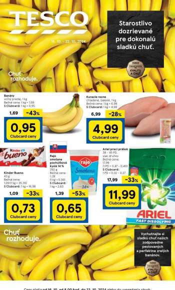 Leták TESCO - 16.10.2024 - 22.10.2024.