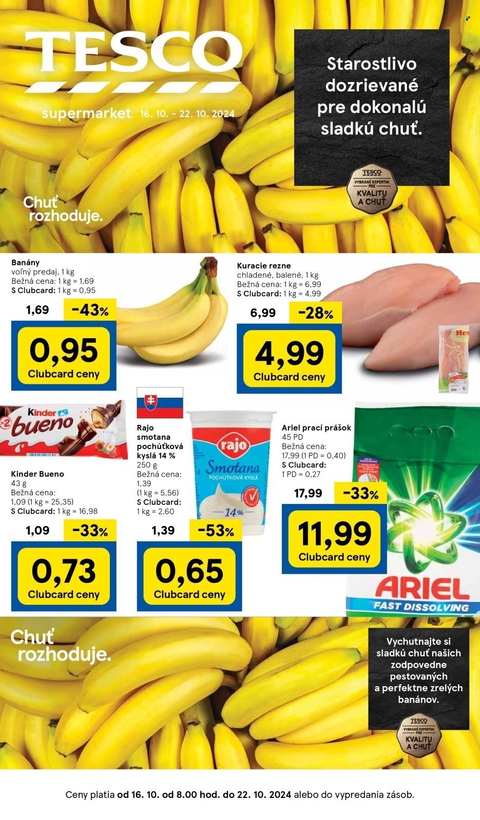 Leták TESCO supermarket - 16.10.2024 - 22.10.2024. Strana 1