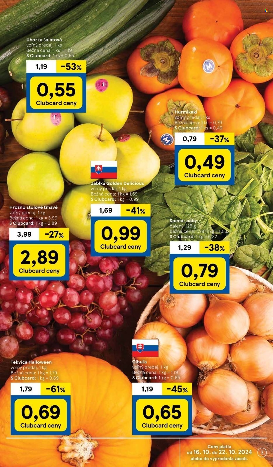 Leták TESCO supermarket - 16.10.2024 - 22.10.2024. Strana 3