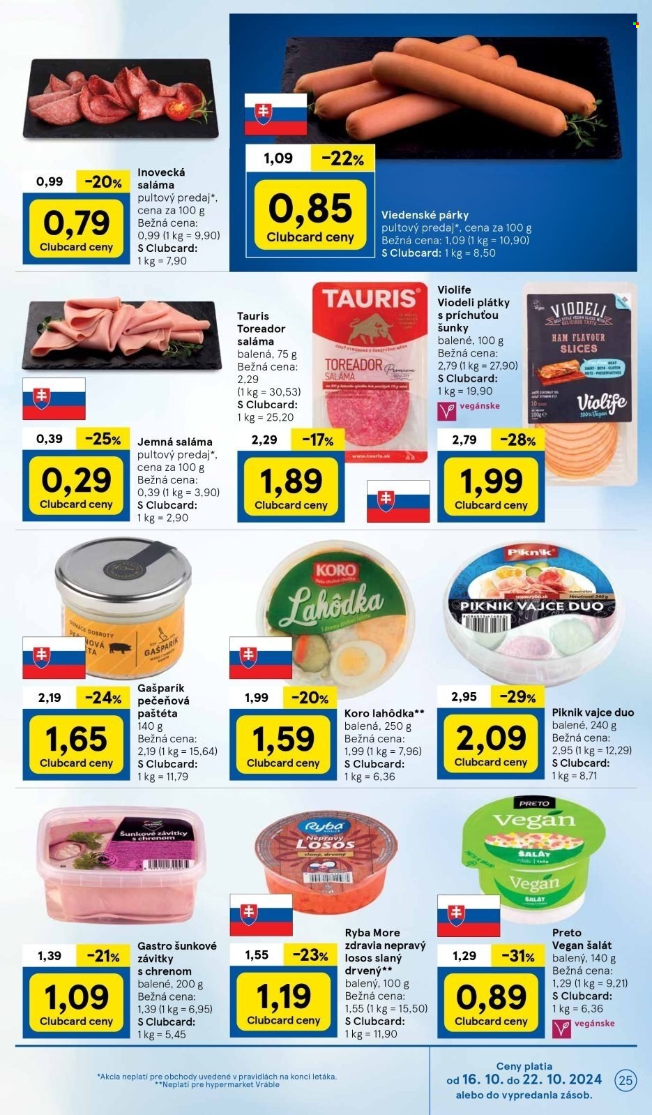 Leták TESCO - 16.10.2024 - 22.10.2024. Strana 25