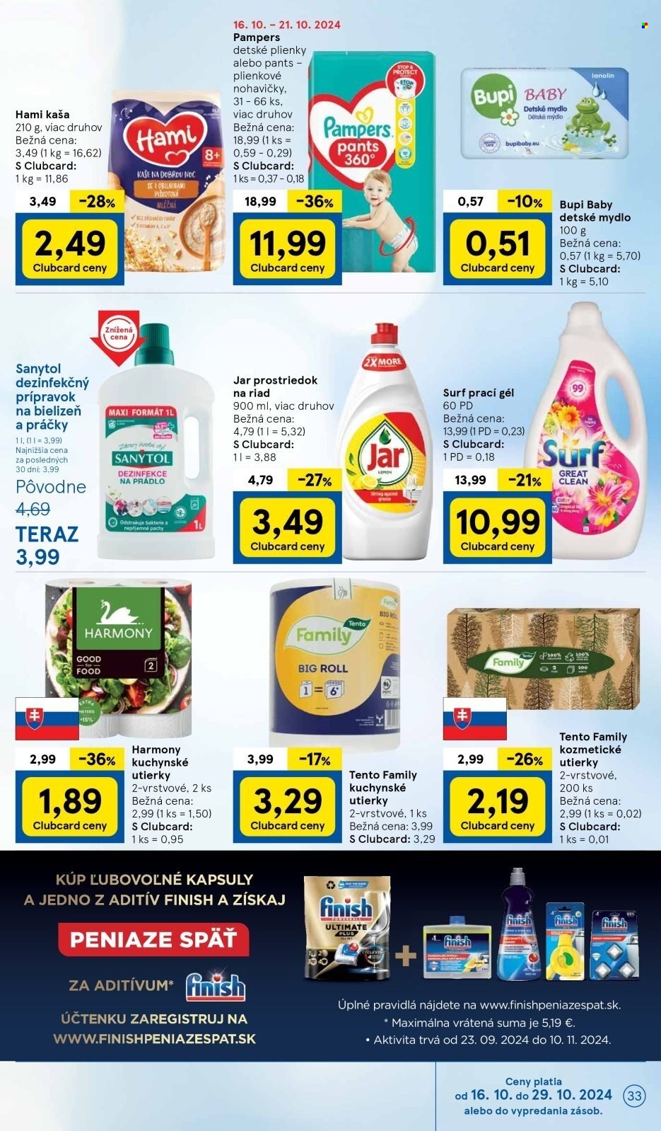 Leták TESCO - 16.10.2024 - 22.10.2024. Strana 33
