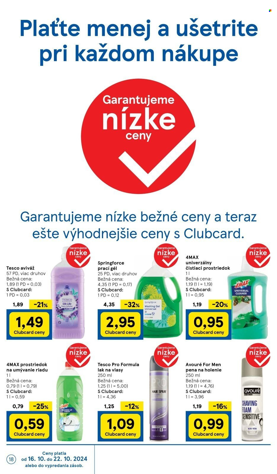 Leták TESCO supermarket - 16.10.2024 - 22.10.2024. Strana 18