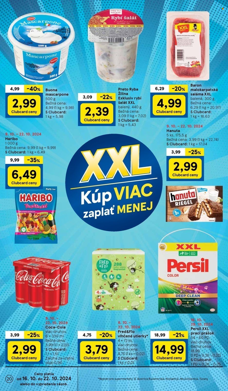 Leták TESCO supermarket - 16.10.2024 - 22.10.2024. Strana 20