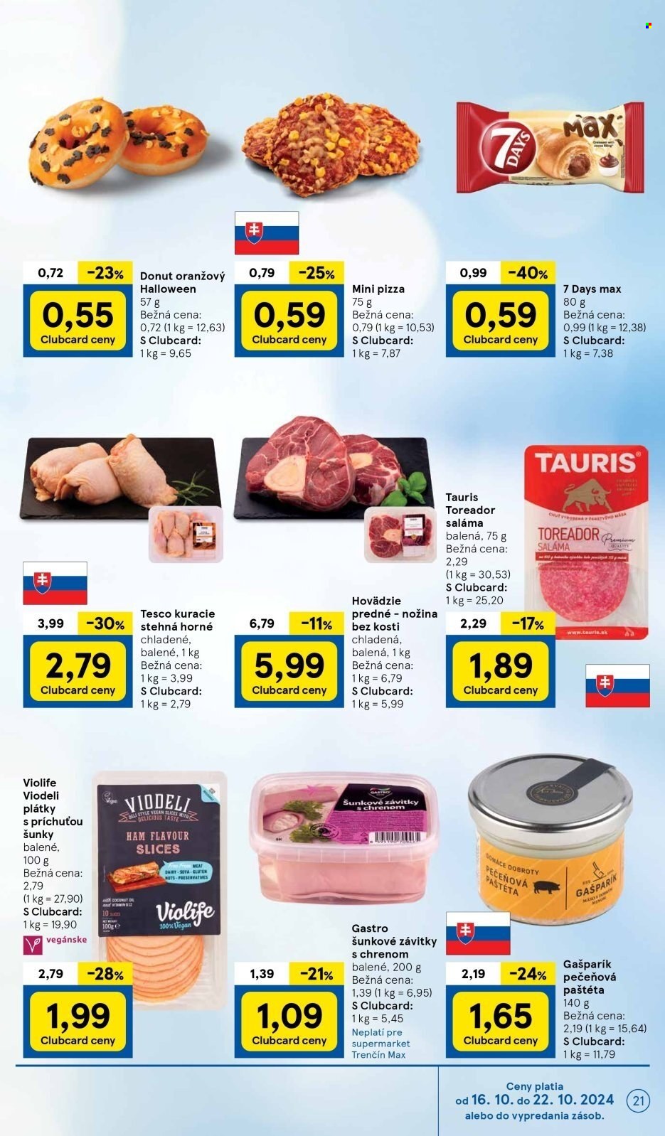 Leták TESCO supermarket - 16.10.2024 - 22.10.2024. Strana 21