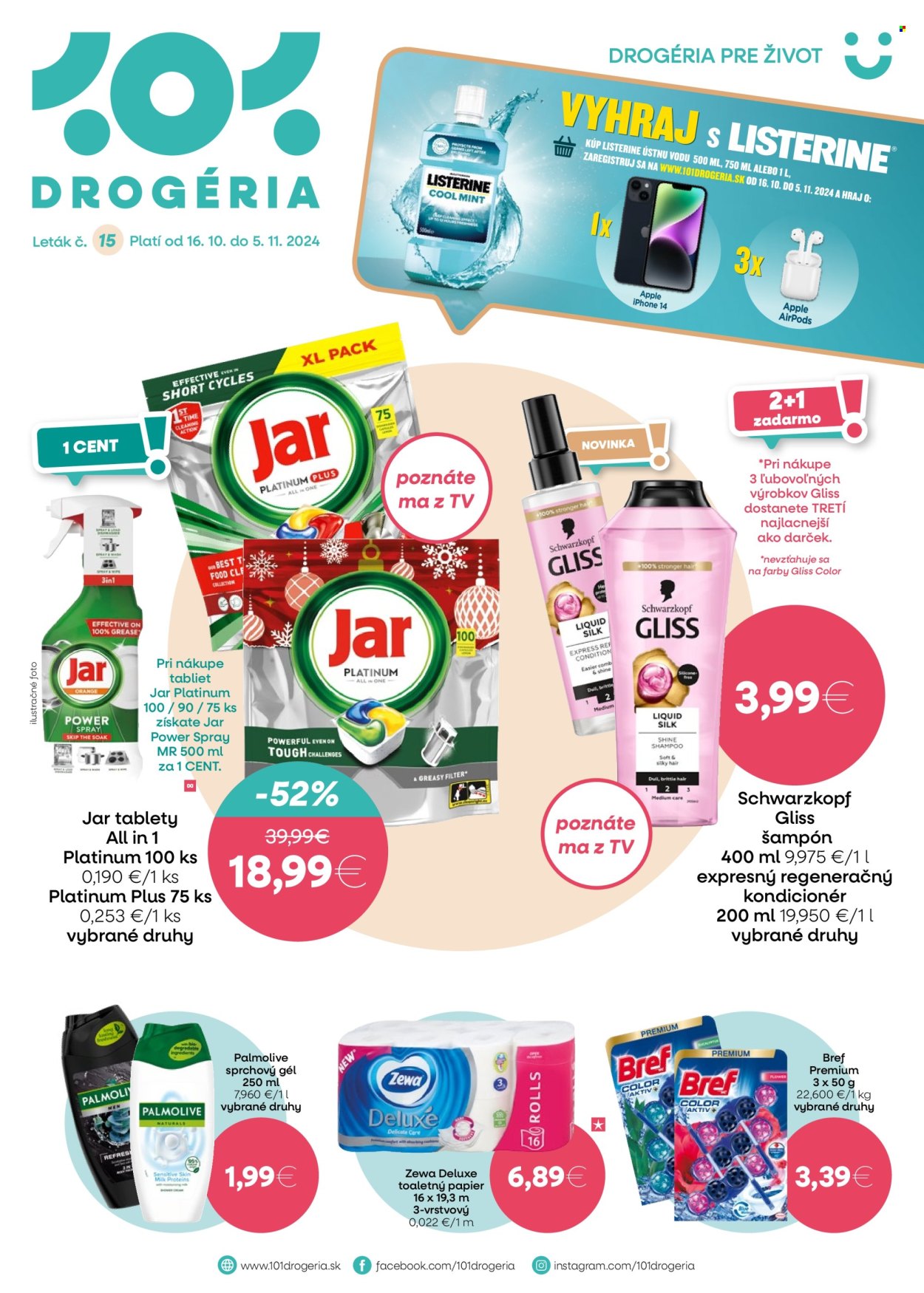 Leták 101 Drogerie - 16.10.2024 - 5.11.2024. Strana 1
