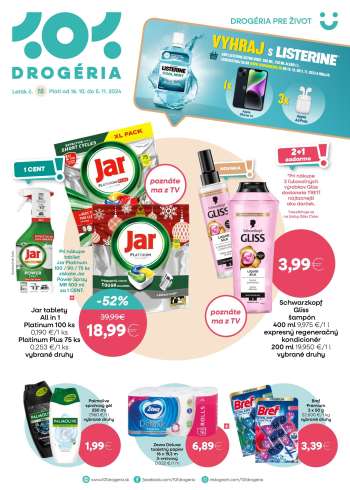 Leták 101 Drogerie - 16.10.2024 - 5.11.2024.