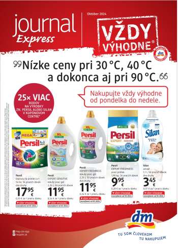 Leták dm drogerie - 1.10.2024 - 31.10.2024.