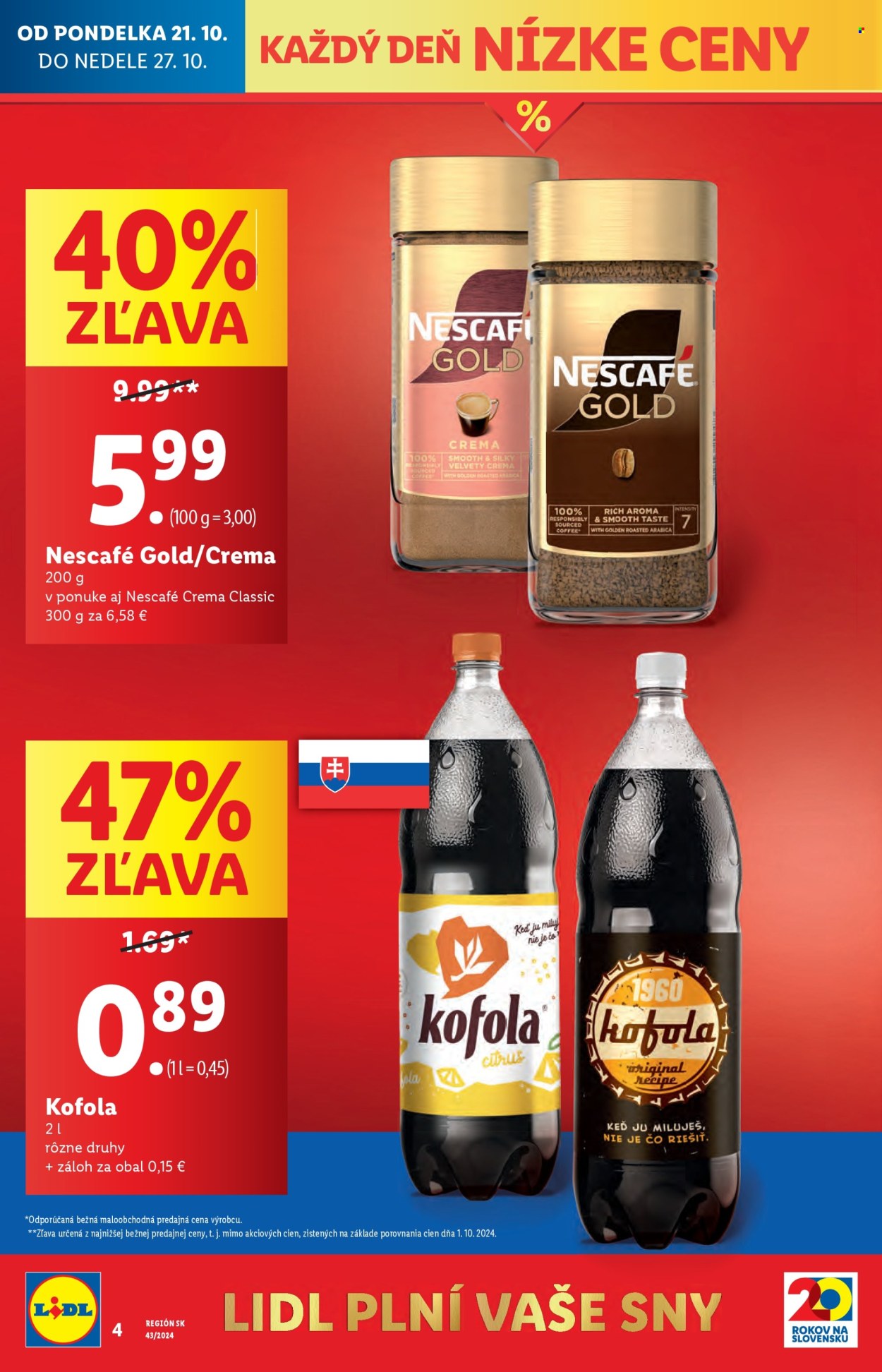 Leták Lidl - 21.10.2024 - 27.10.2024. Strana 6