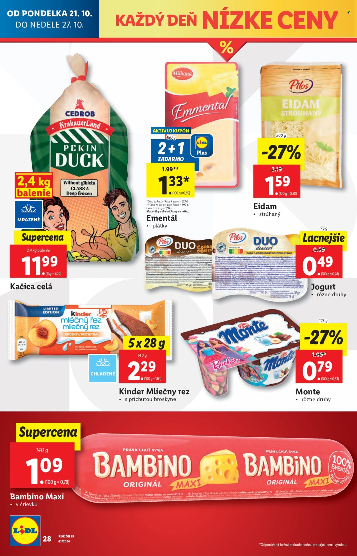 Leták Lidl - 21.10.2024 - 27.10.2024. Strana 38