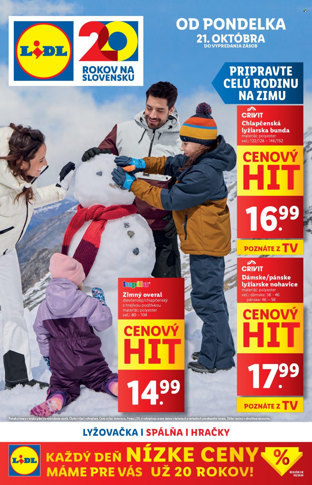 Leták Lidl. Strana 1