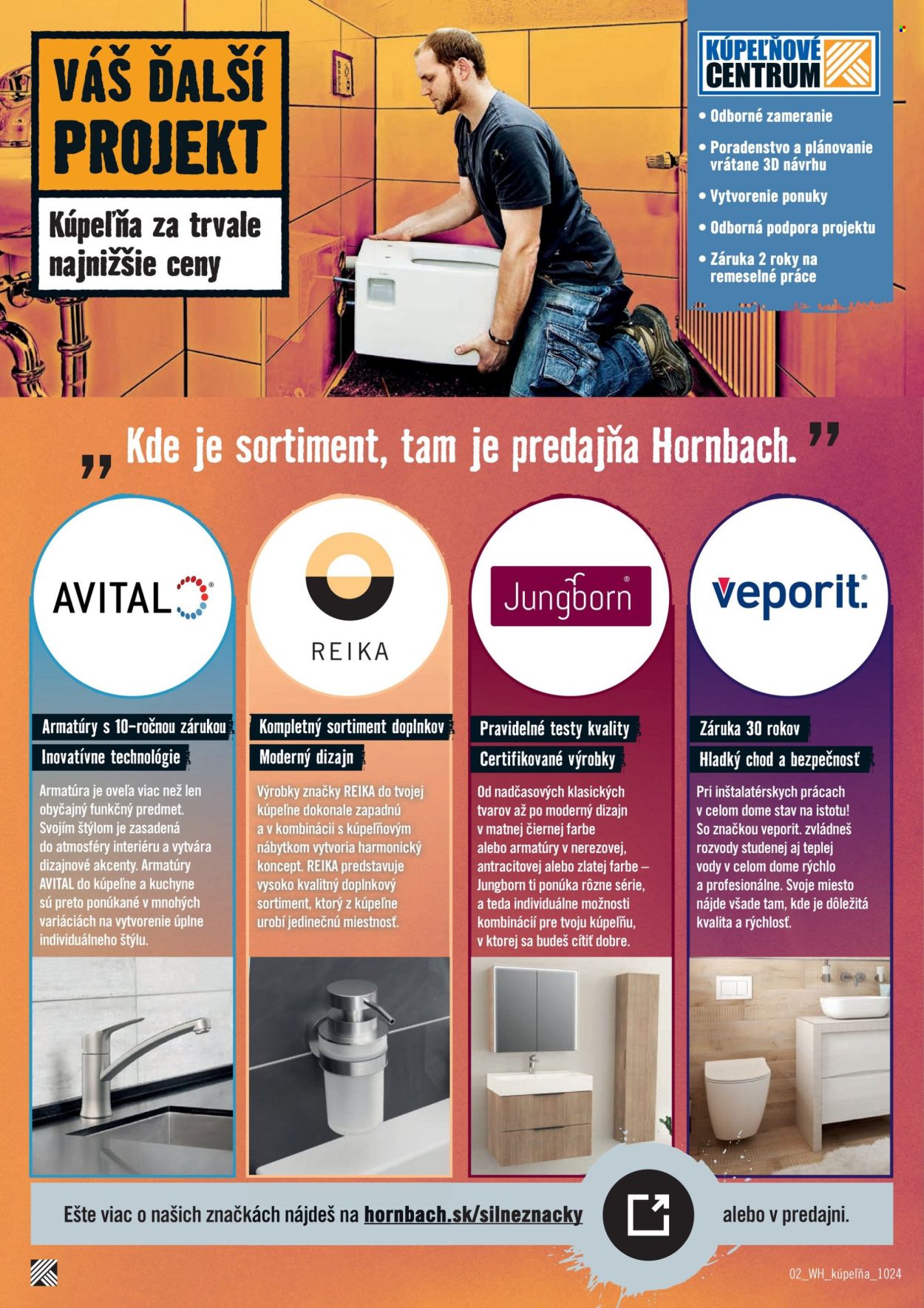 Leták Hornbach - 16.10.2024 - 31.10.2024. Strana 2