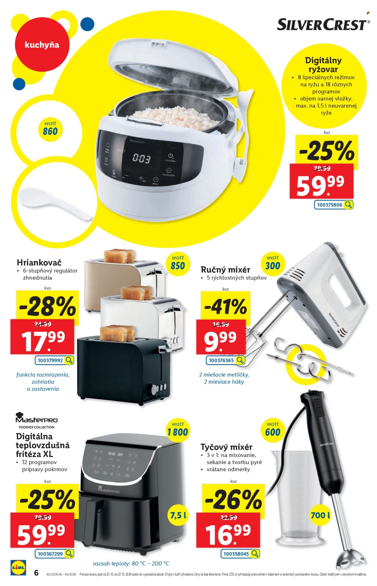 Leták Lidl - 21.10.2024 - 27.10.2024. Strana 6