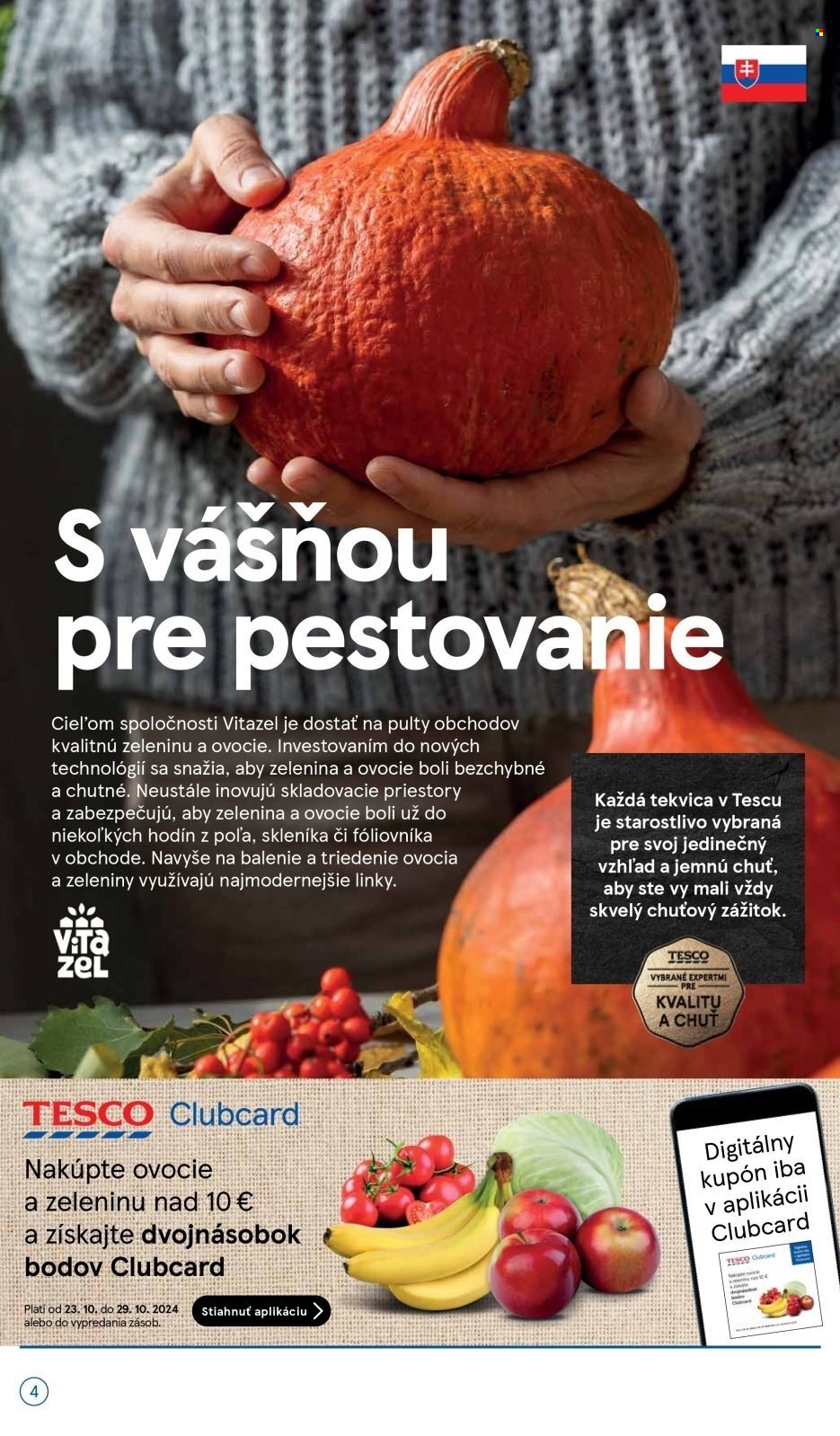 Leták TESCO - 23.10.2024 - 29.10.2024. Strana 4