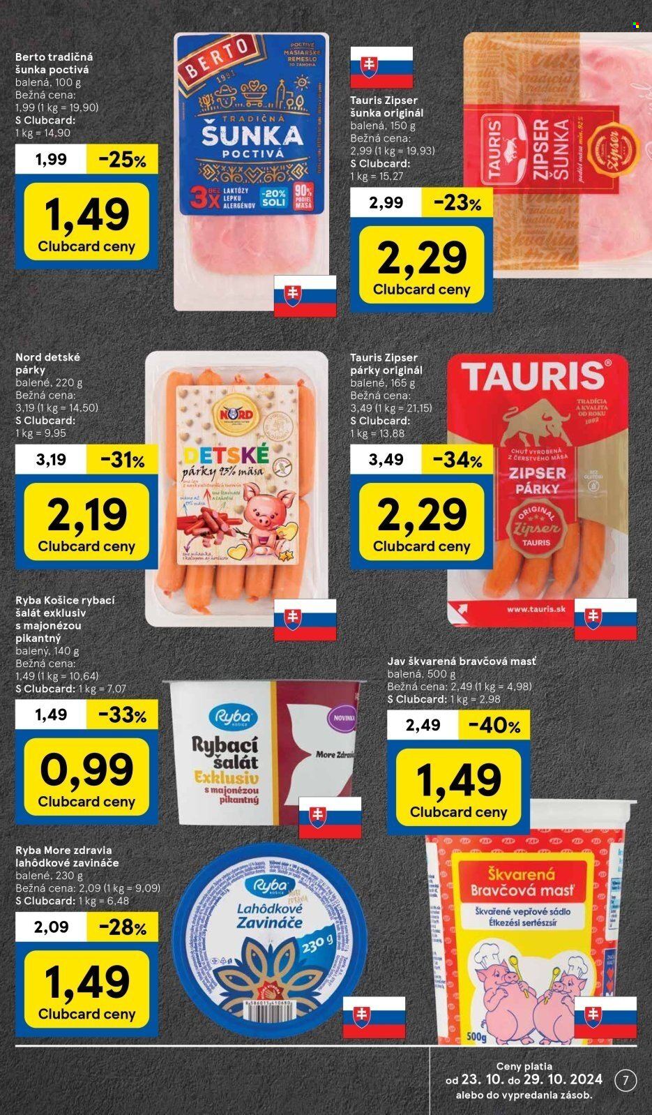 Leták TESCO - 23.10.2024 - 29.10.2024. Strana 7