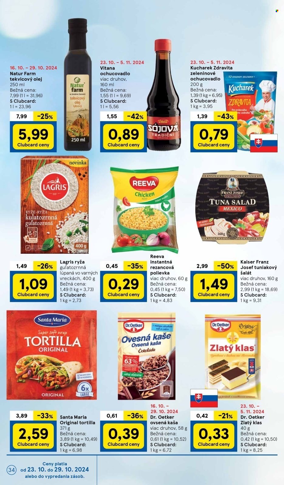Leták TESCO - 23.10.2024 - 29.10.2024. Strana 34