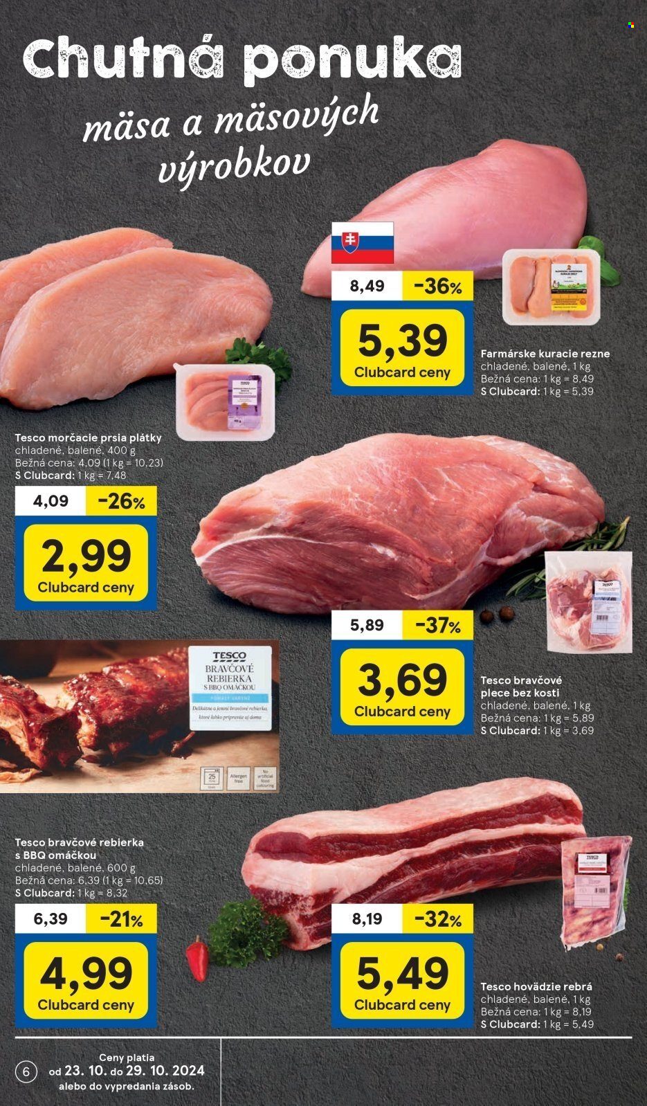 Leták TESCO supermarket - 23.10.2024 - 29.10.2024. Strana 6