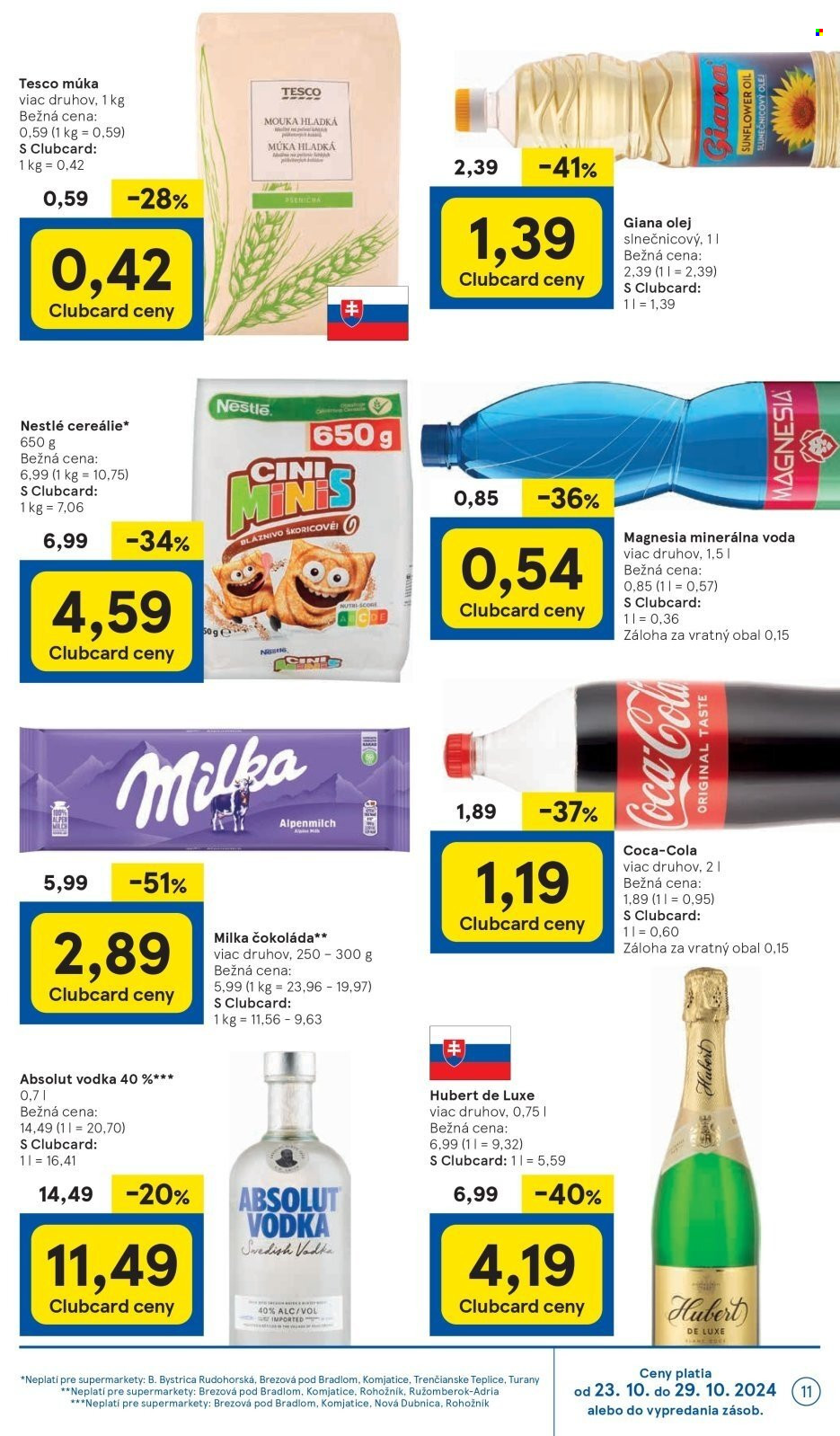 Leták TESCO supermarket - 23.10.2024 - 29.10.2024. Strana 11