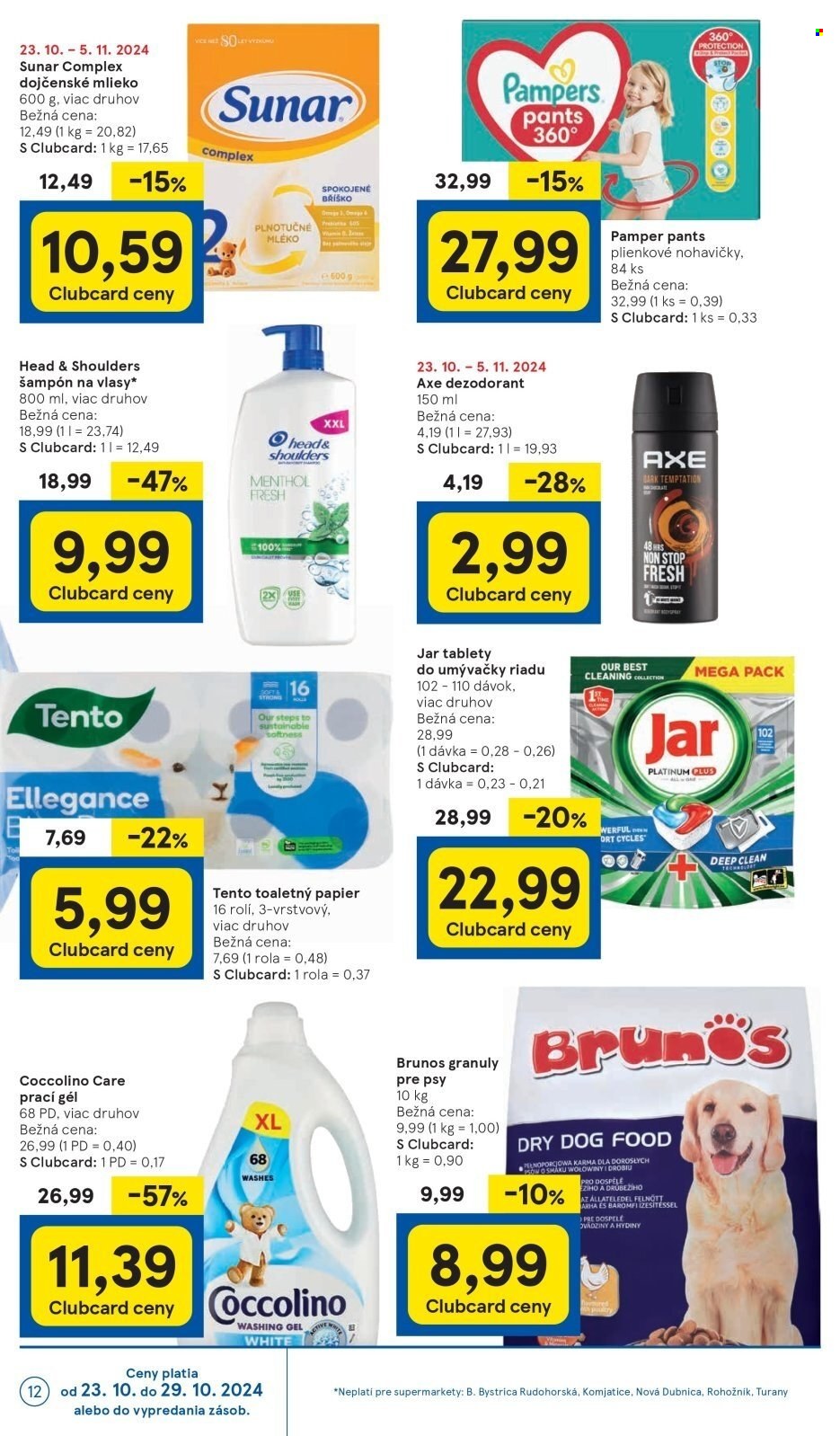 Leták TESCO supermarket - 23.10.2024 - 29.10.2024. Strana 12