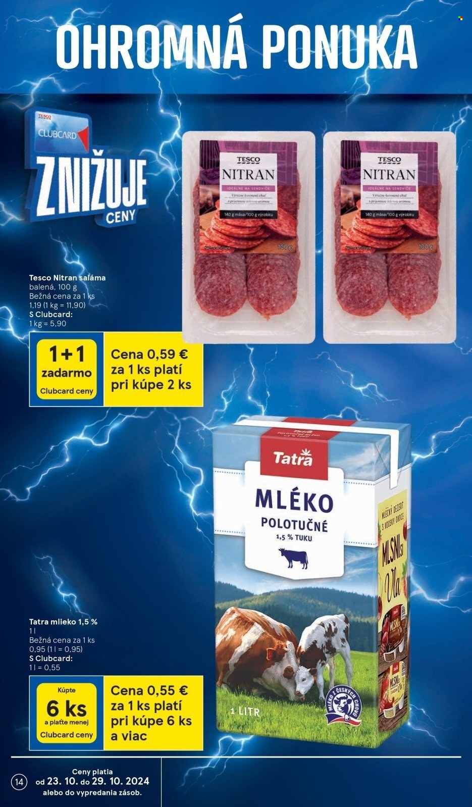 Leták TESCO supermarket - 23.10.2024 - 29.10.2024. Strana 14