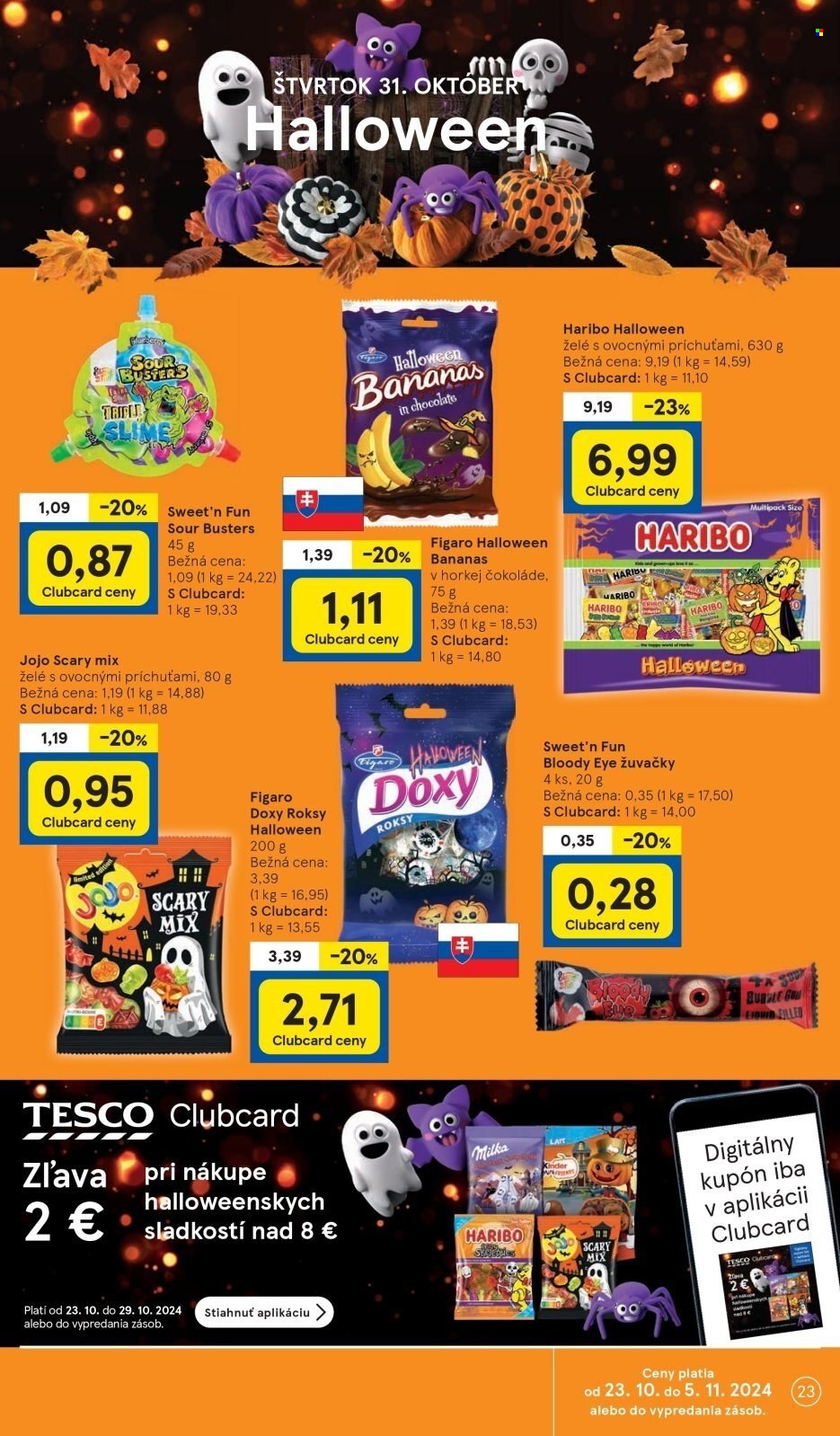 Leták TESCO supermarket - 23.10.2024 - 29.10.2024. Strana 23