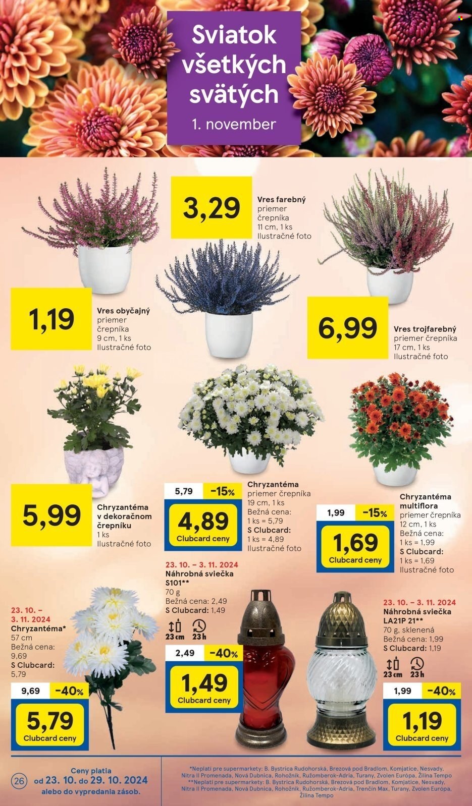 Leták TESCO supermarket - 23.10.2024 - 29.10.2024. Strana 26