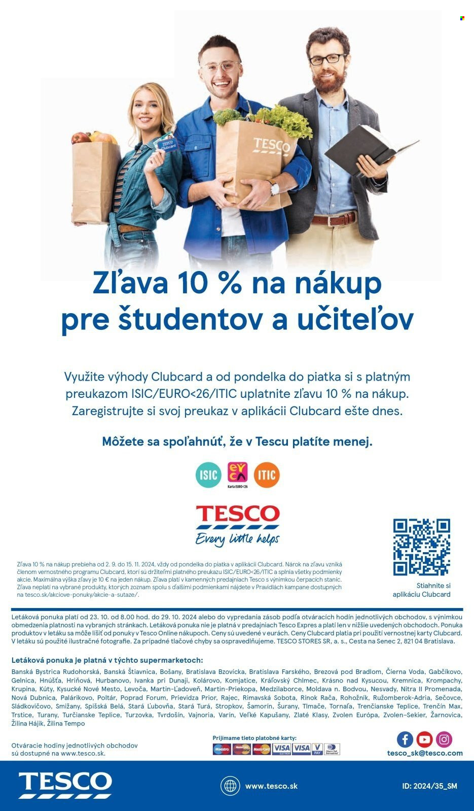 Leták TESCO supermarket - 23.10.2024 - 29.10.2024. Strana 27