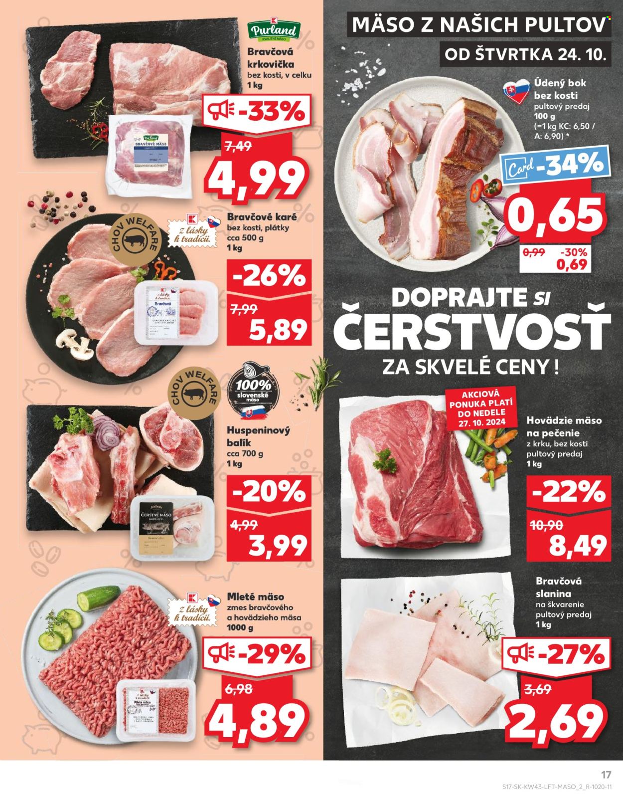 Leták Kaufland - 24.10.2024 - 30.10.2024. Strana 17