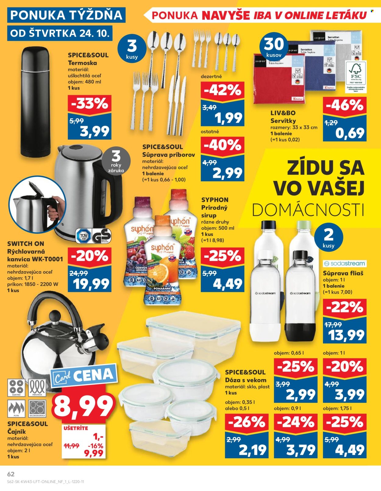 Leták Kaufland - 24.10.2024 - 30.10.2024. Strana 62