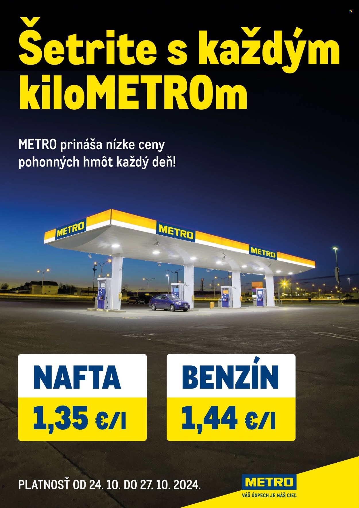 Leták Metro - 24.10.2024 - 27.10.2024. Strana 1