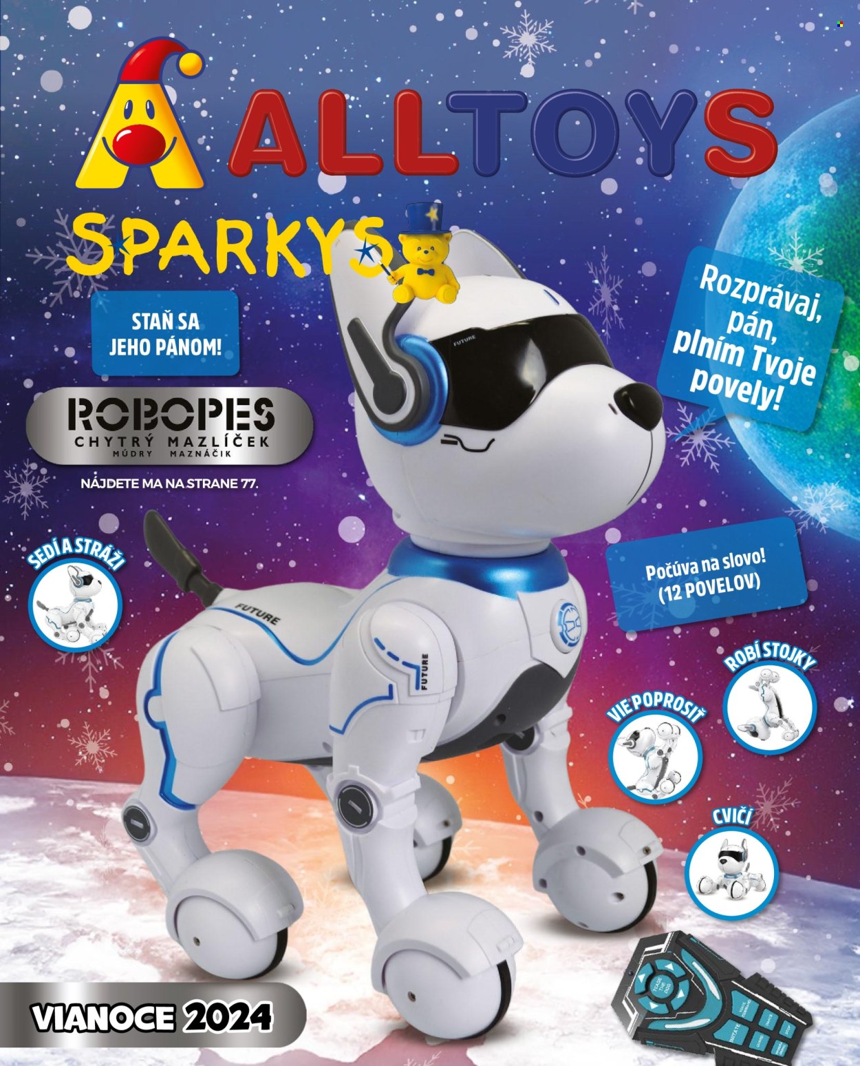 Leták Alltoys. Strana 1