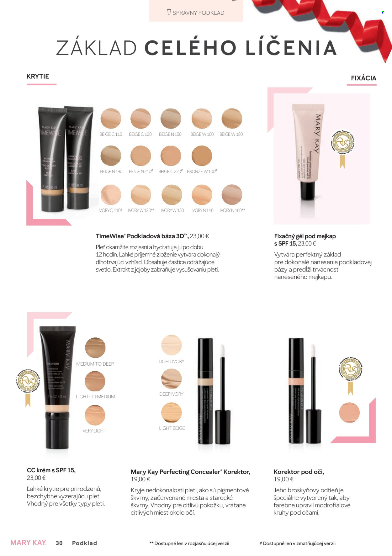 Leták Mary Kay. Strana 30