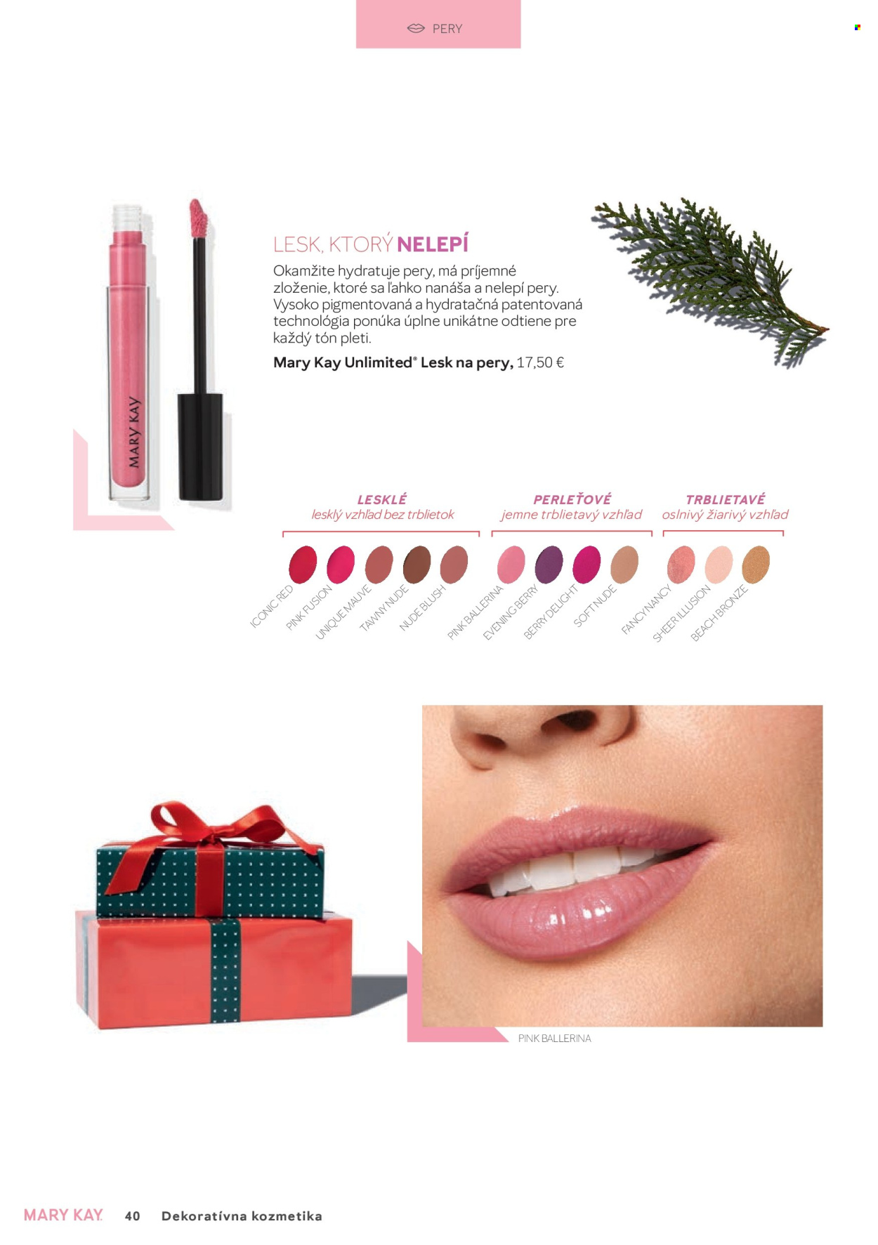 Leták Mary Kay. Strana 40