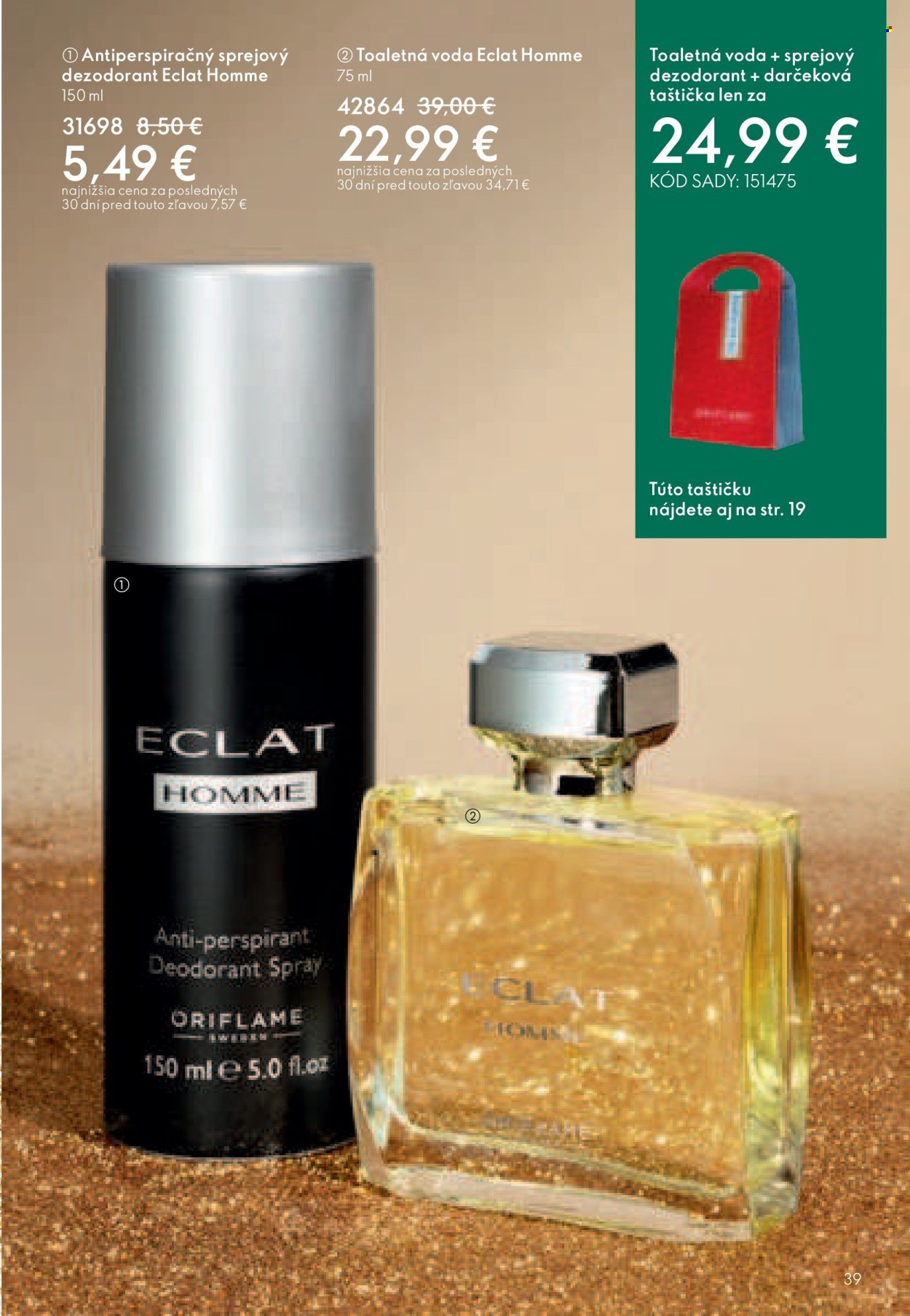Leták Oriflame - 10.11.2024 - 30.11.2024. Strana 39