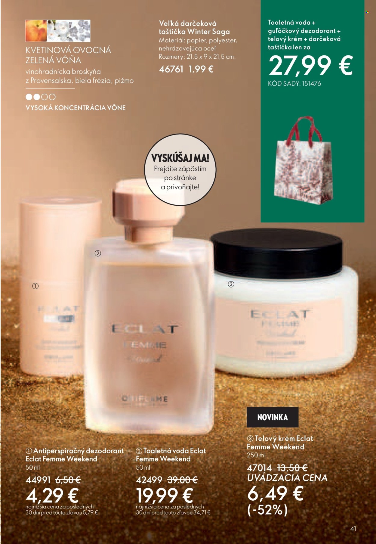 Leták Oriflame - 10.11.2024 - 30.11.2024. Strana 41