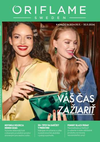 Leták Oriflame - 10.11.2024 - 30.11.2024.