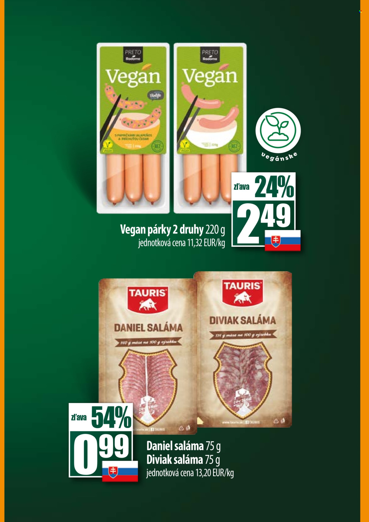 Leták COOP Jednota - 24.10.2024 - 30.10.2024. Strana 3